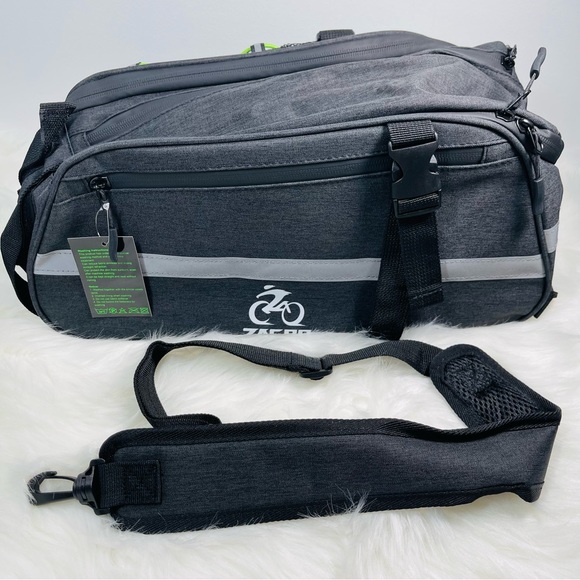New 3 in 1 Shoulder/Handheld/Electric Ebike Pack Cargo Bag, 13L Waterproof/Black - Picture 8 of 13